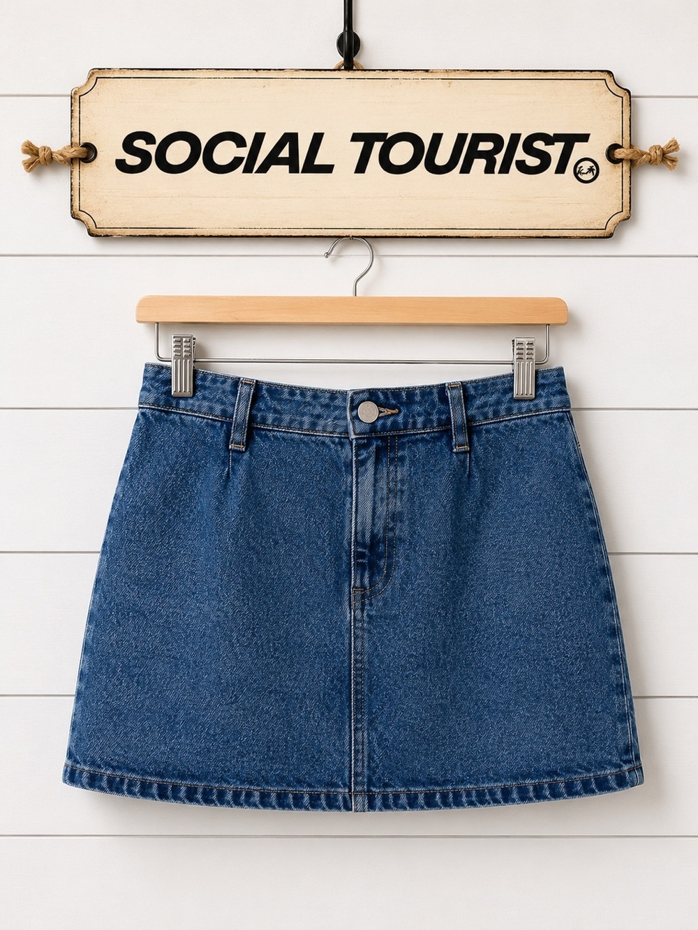 Social Tourist Jupe en denim femme Taille L